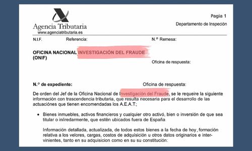Carta Hacienda Fraude Fiscal