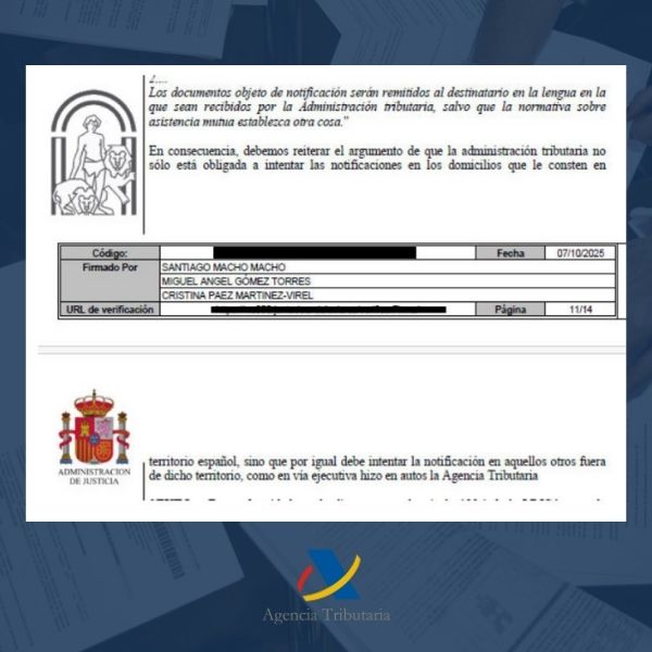 Carta Deuda Hacienda IRPF