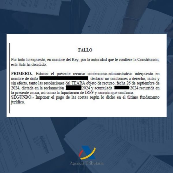 Fallo caso recurrir deuda hacienda
