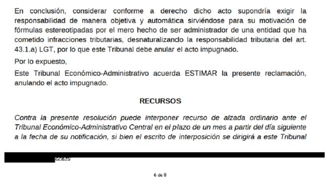 CASOS DE EXITO -<br />
DERIVACION DE RESPONSABILIDAD TRIBUTARIA - DAMASO ROLDAN